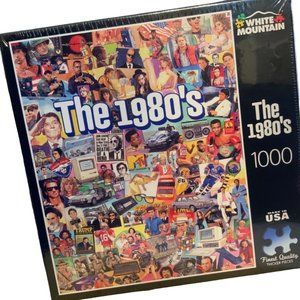 White Mountain The 1980’s 1000 Piece Jigsaw Puzzle Made In USA Never Opened